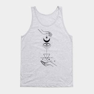 Between Heaven and Earth | Magic Spell Collection | Black Variant Tank Top